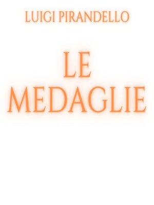 cover image of Le medaglie